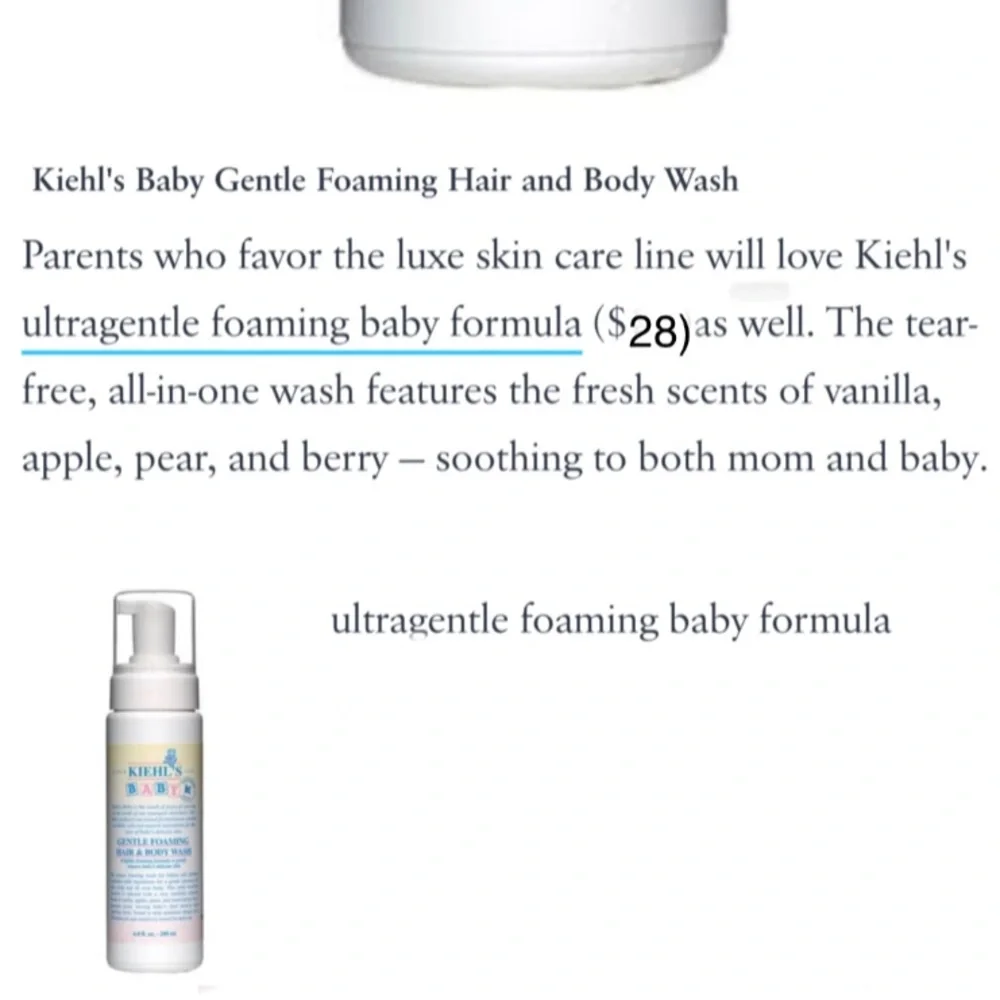 Kiehl’s Body Body & Hair Wash Foam